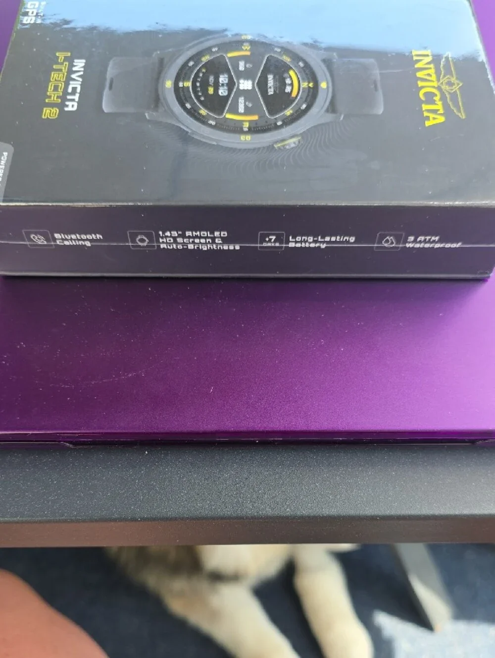 167. Invicta I-TECH 2 Smartwatch - Black with Yellow Accents